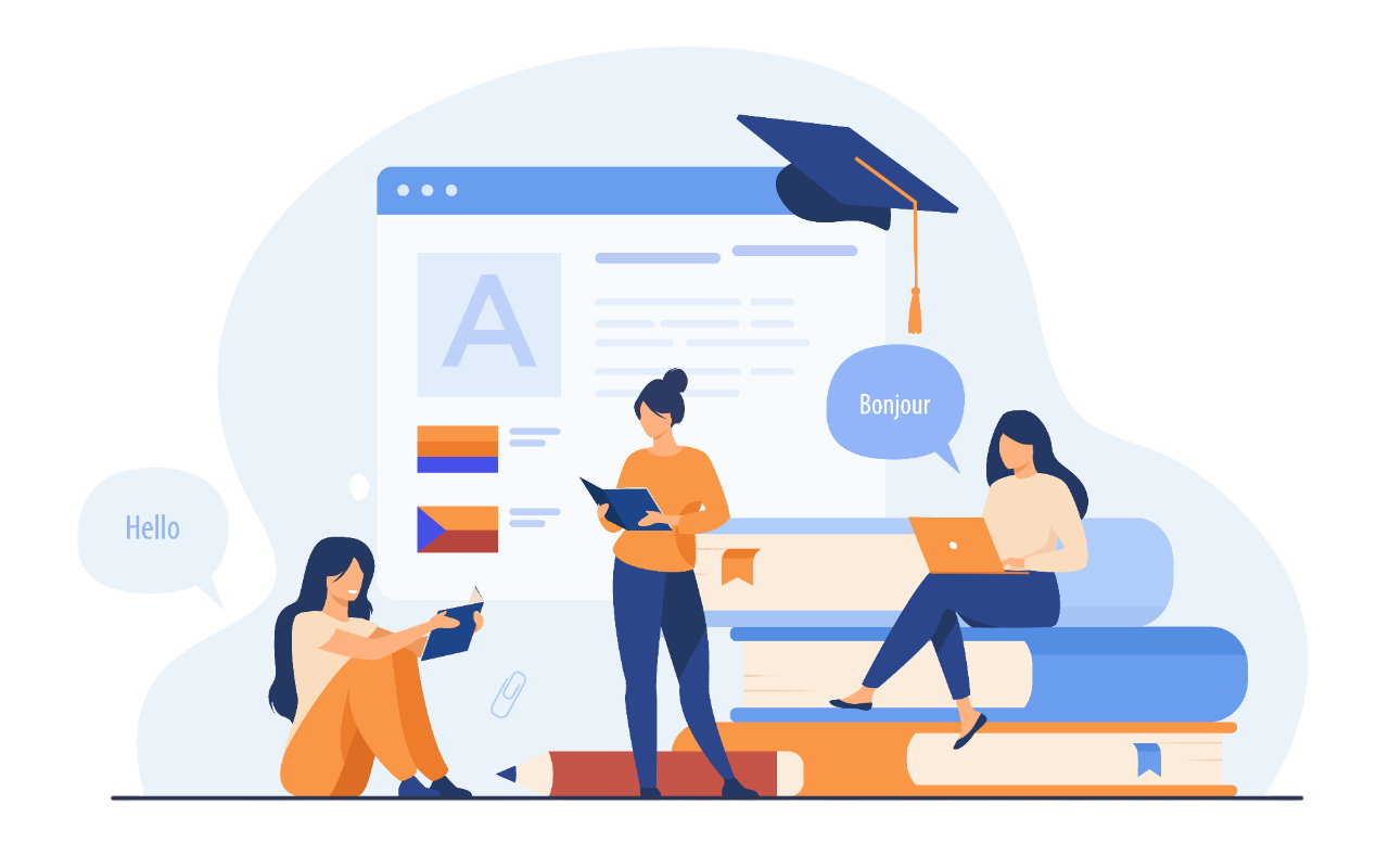 Modern school dashboard interface